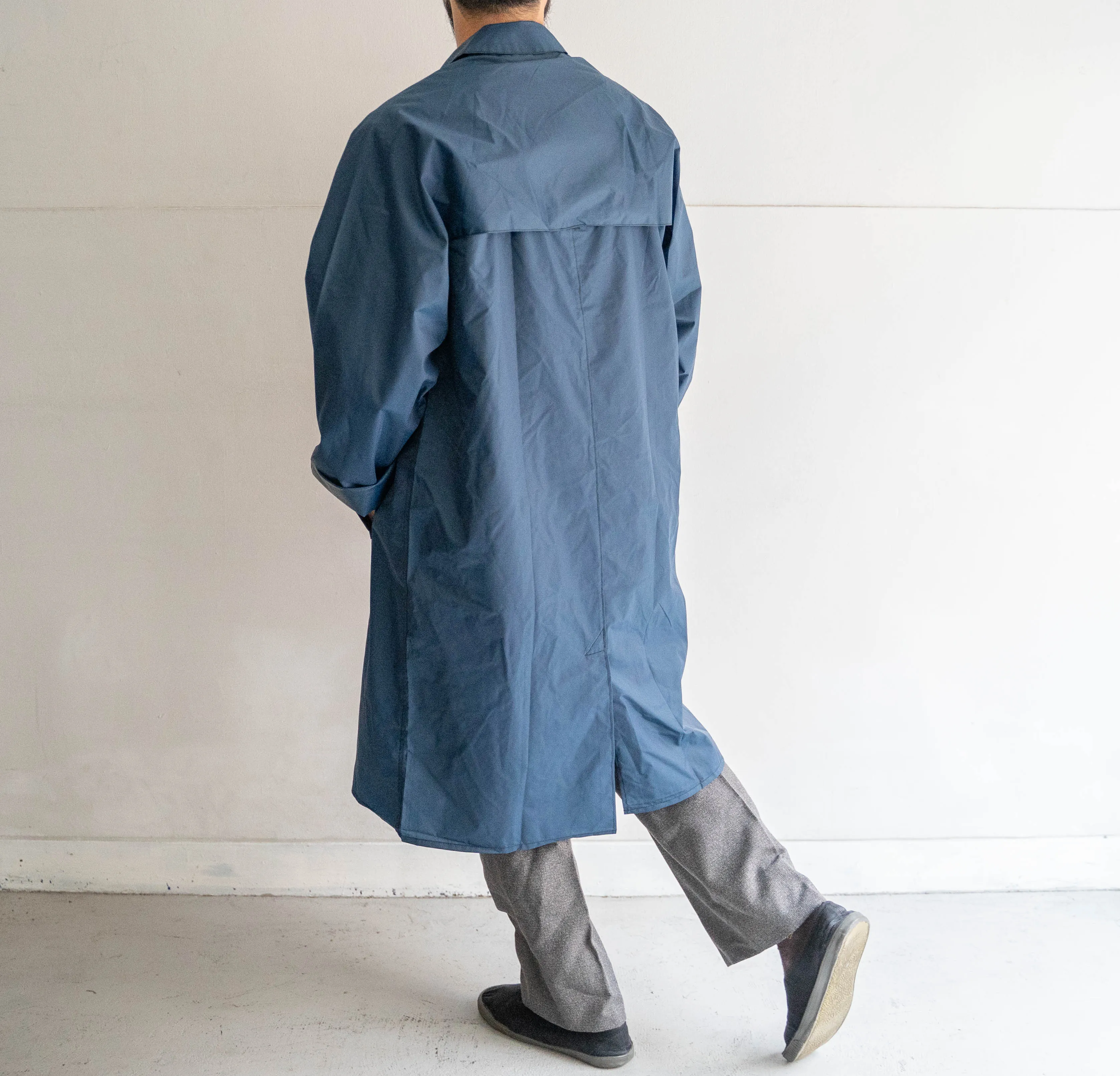 1980-90s French military nylon rain coat 'dead stock'