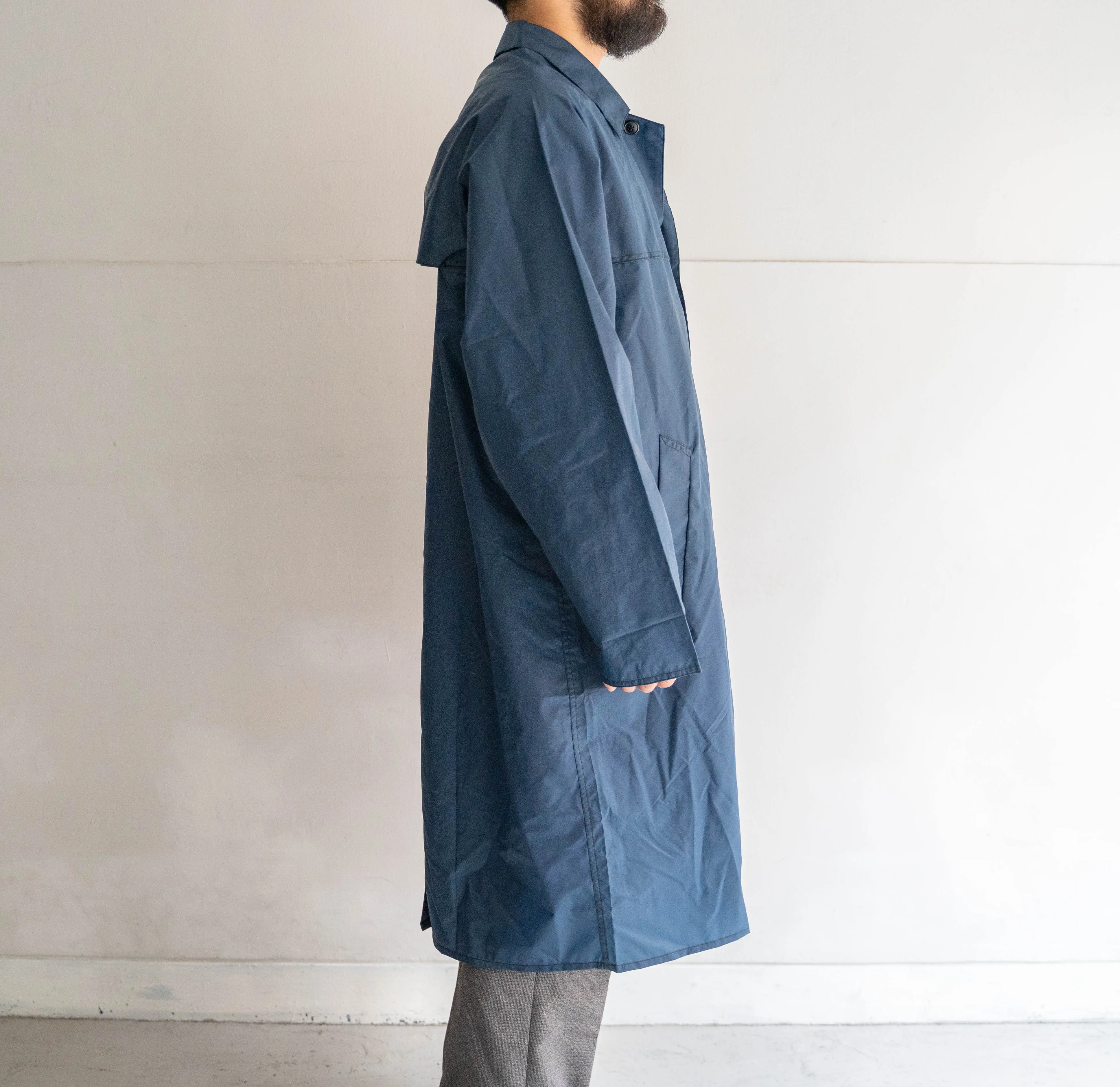 1980-90s French military nylon rain coat 'dead stock'