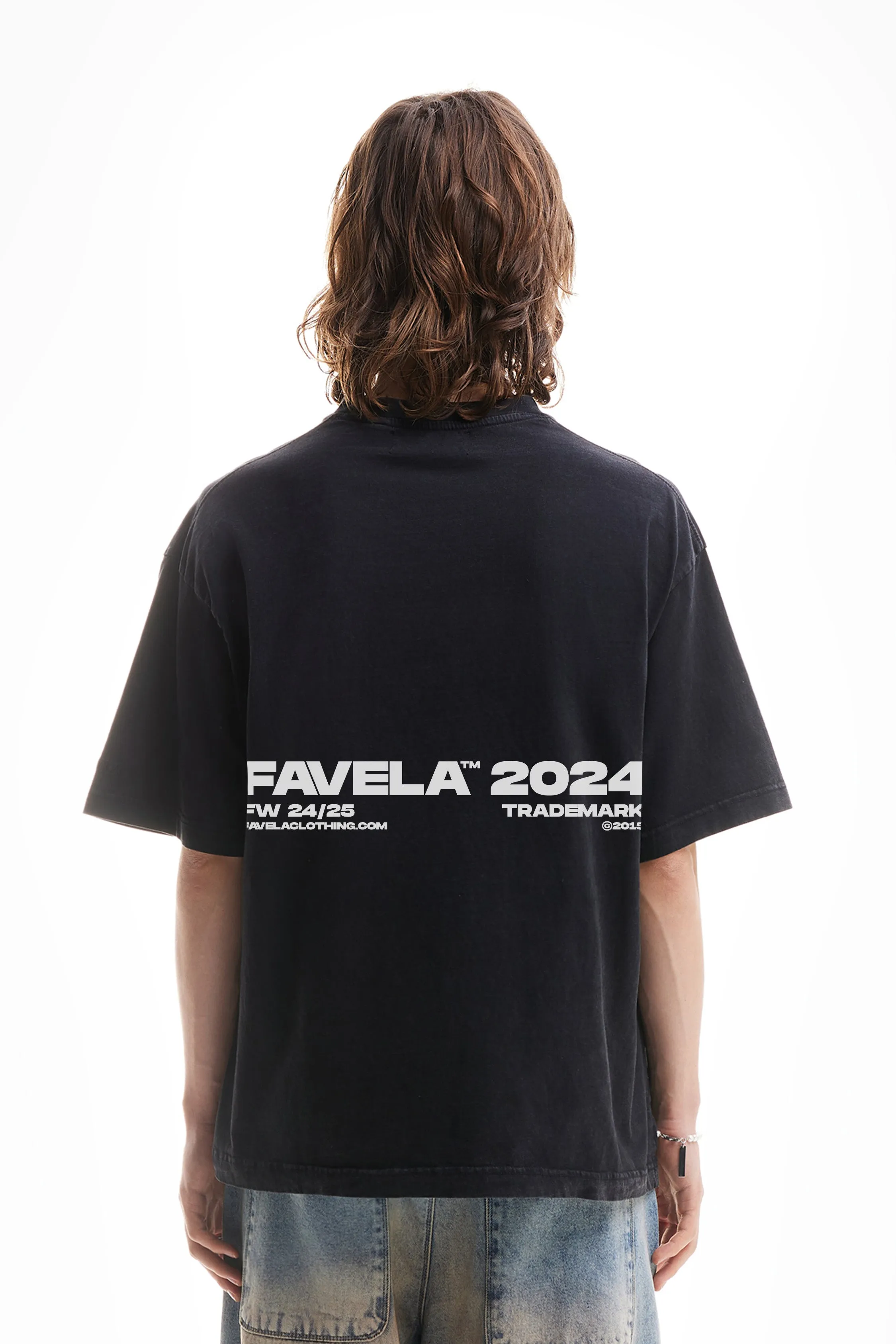 2024 BLACK WASHED T-SHIRT