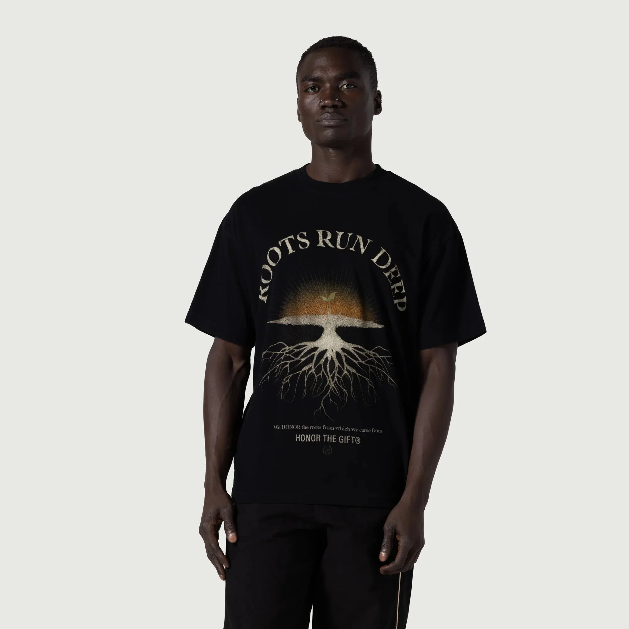 A Spring Roots Run Deep SS Tee Black