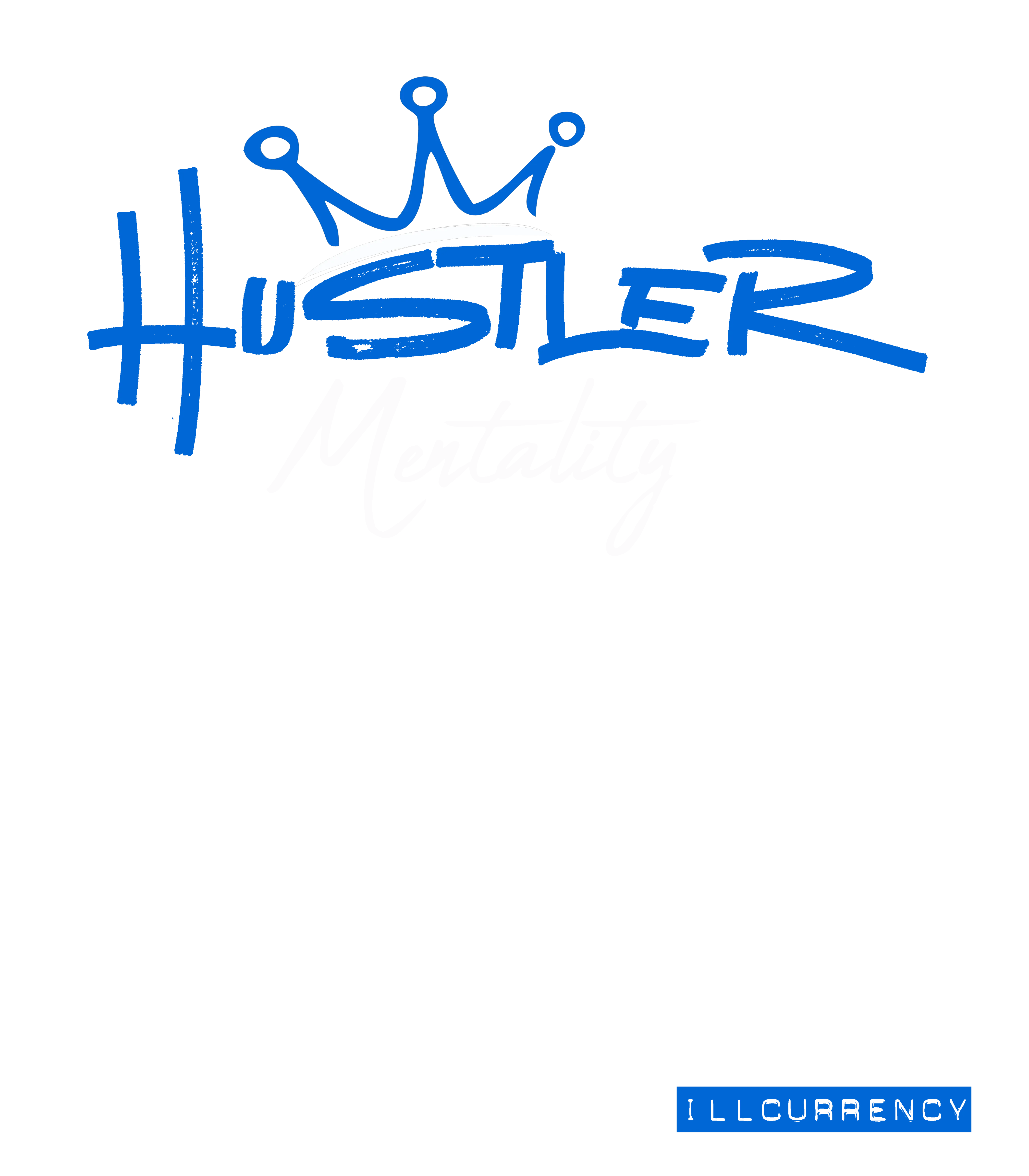 Air Jordan 1 Royal Reimagined | Illcurrency Black T-Shirt (Hustler Mentality)