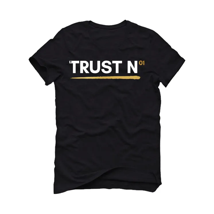 Air Jordan 11 Gratitude | ILLCURRENCY Black T-Shirt (TRUST NO ONE)