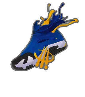 AIR JORDAN 14 LANEY |ILLCURRENCY Black T-Shirt (SPLASH)