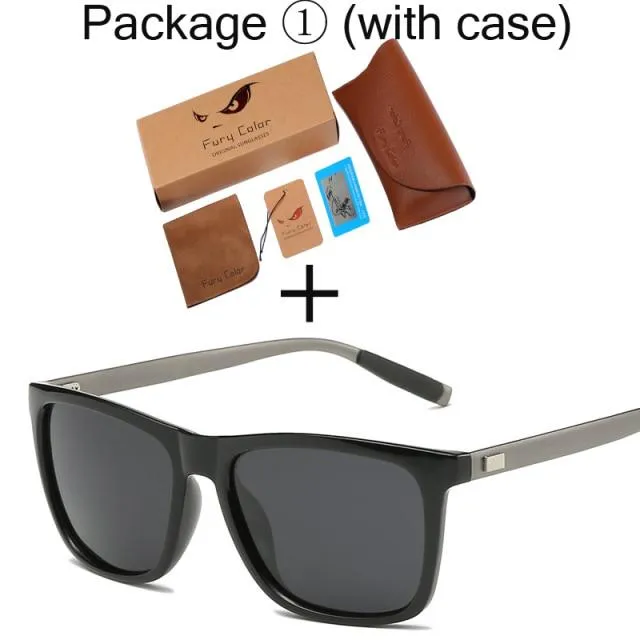 Aluminum Magnesium Classic Polarized UV400 Sunglasses for Men