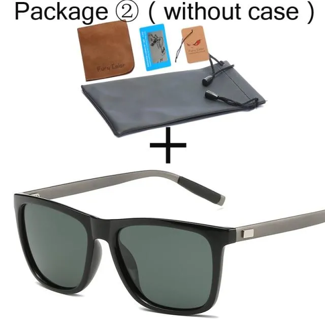 Aluminum Magnesium Classic Polarized UV400 Sunglasses for Men