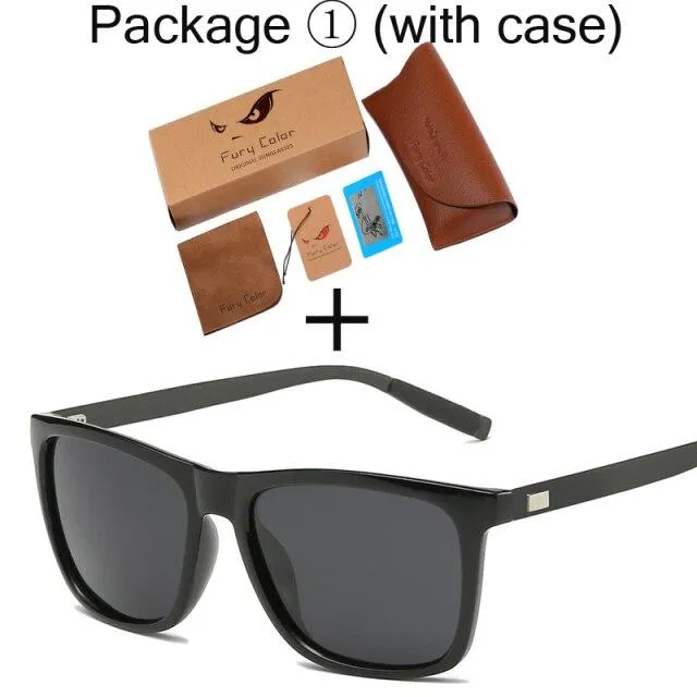 Aluminum Magnesium Classic Polarized UV400 Sunglasses for Men