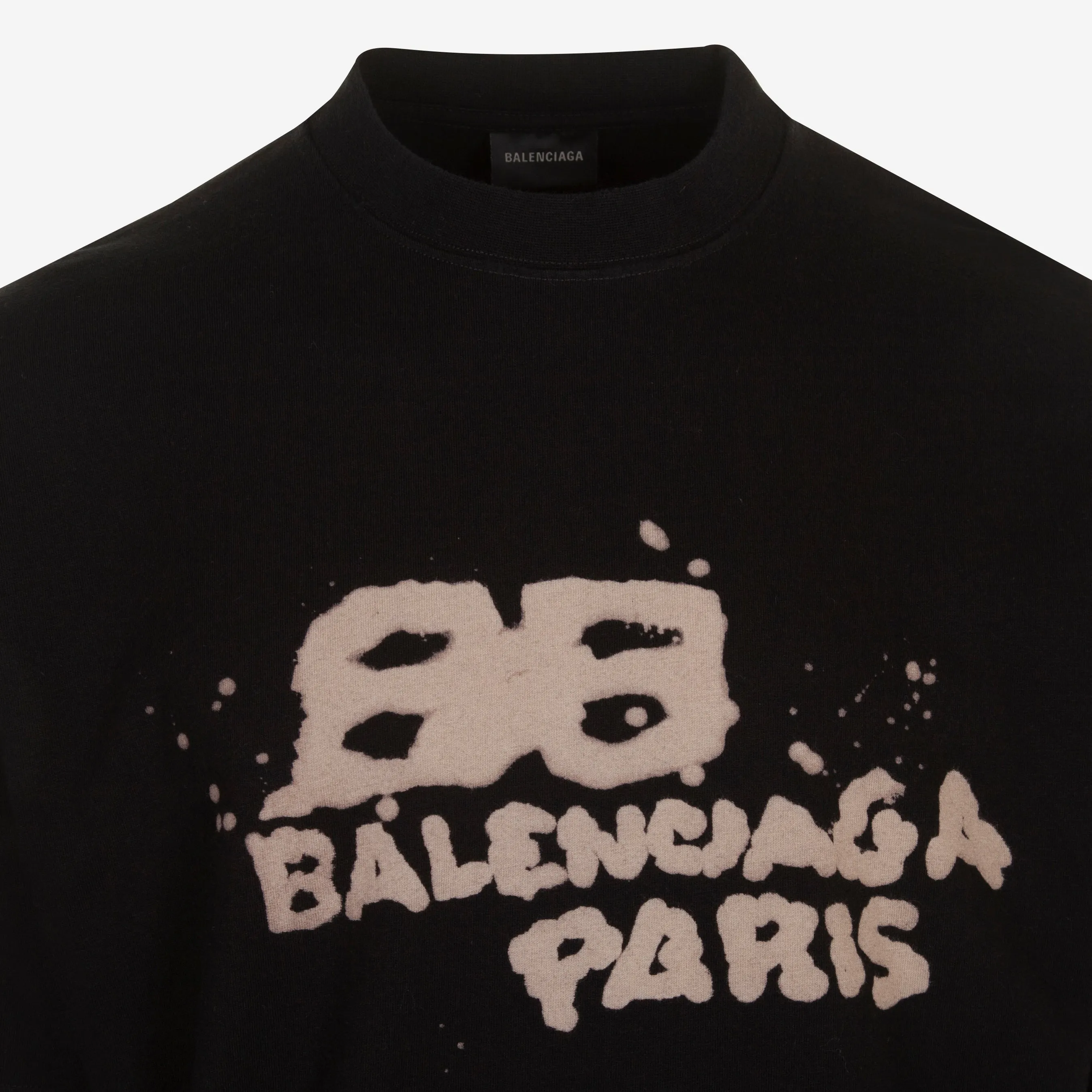 Balenciaga Hand Drawn BB Icon Medium Fit T-Shirt