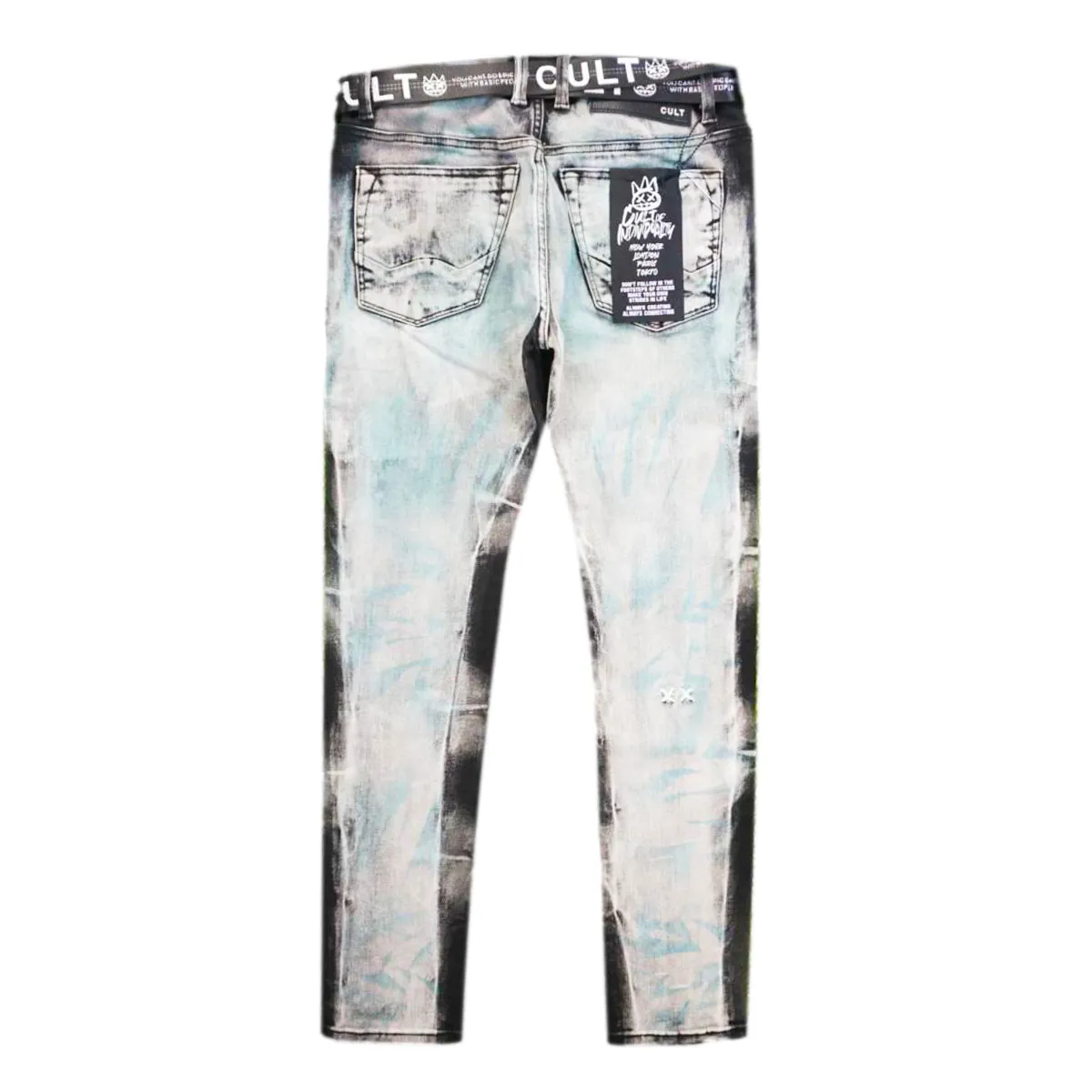 Belted Washed Denim (Glazed) /C5