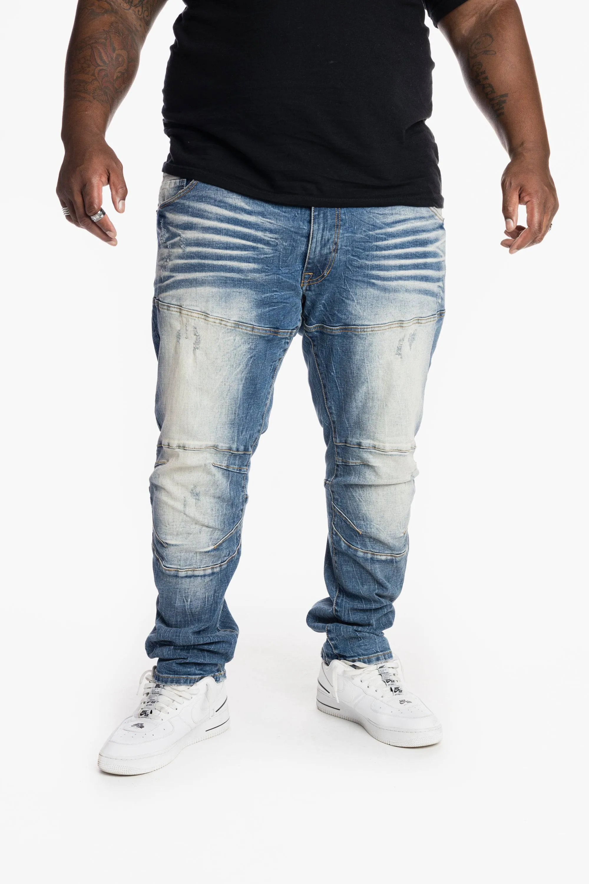 Big and Tall Clean Engineered Jeans - Elysian Blue