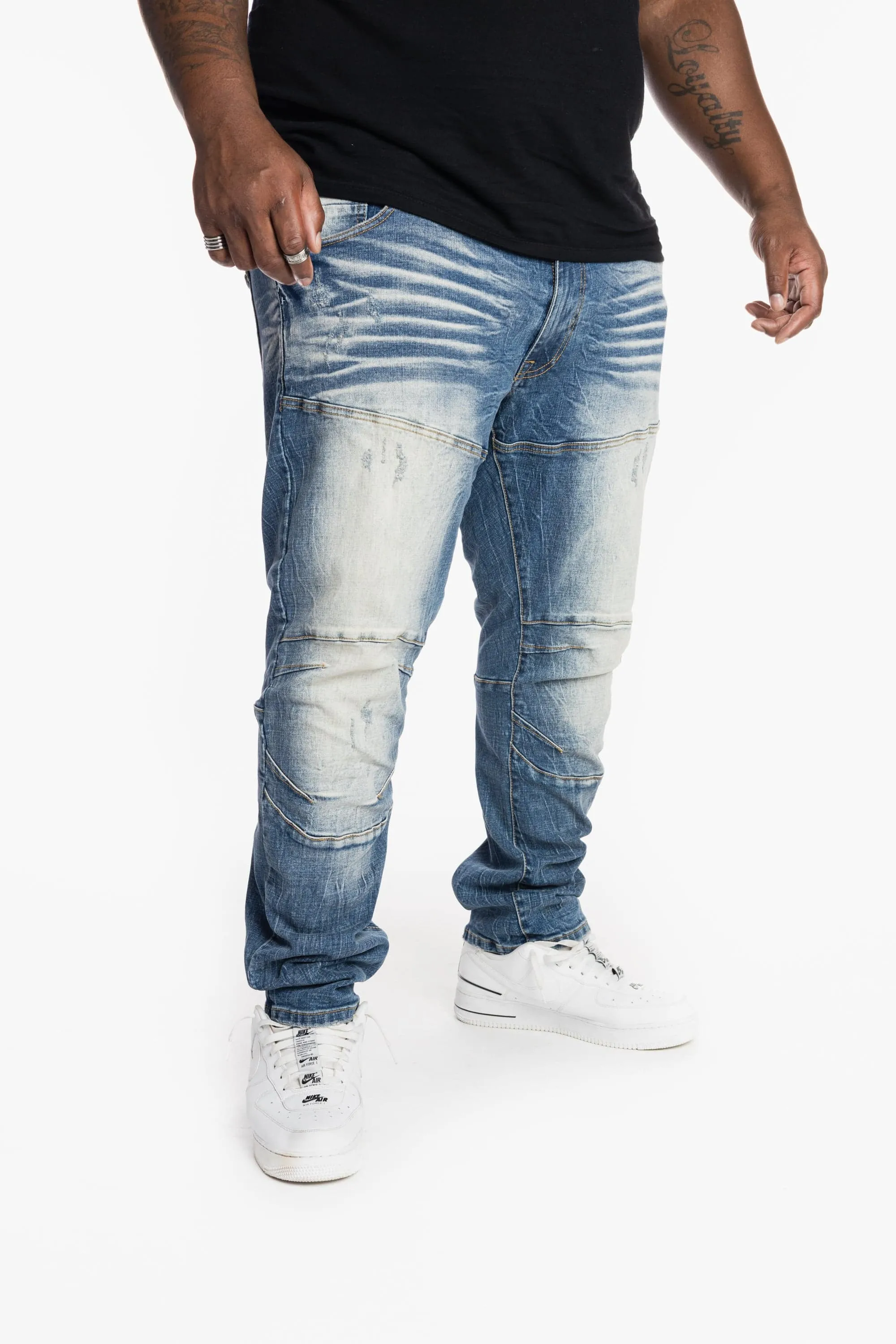 Big and Tall Clean Engineered Jeans - Elysian Blue