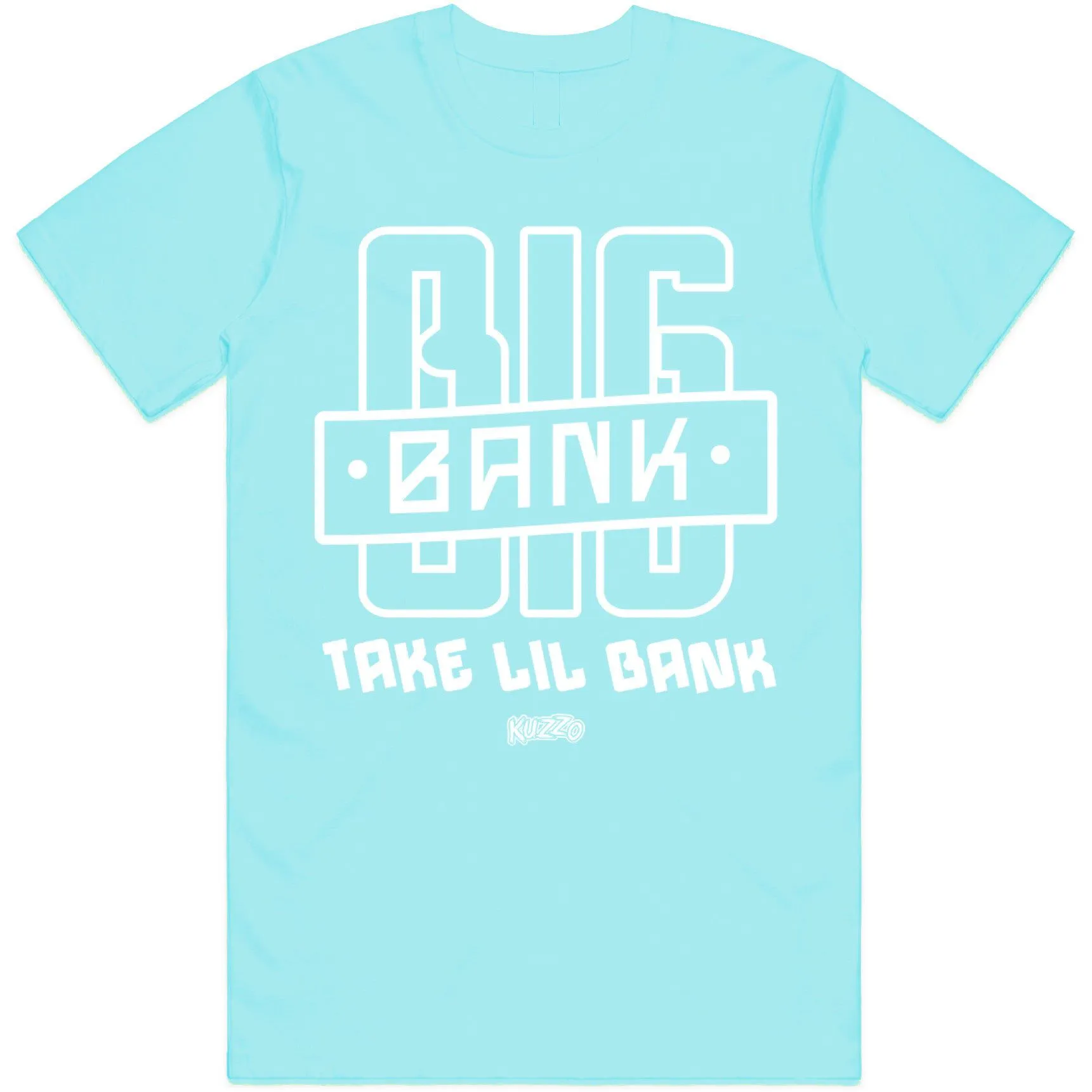 BIG BANK : Celadon Sneaker Tees Shirt (white ink)