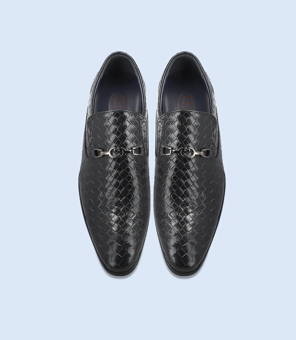 BM4164-BLACK-Men Formal Slip-on's