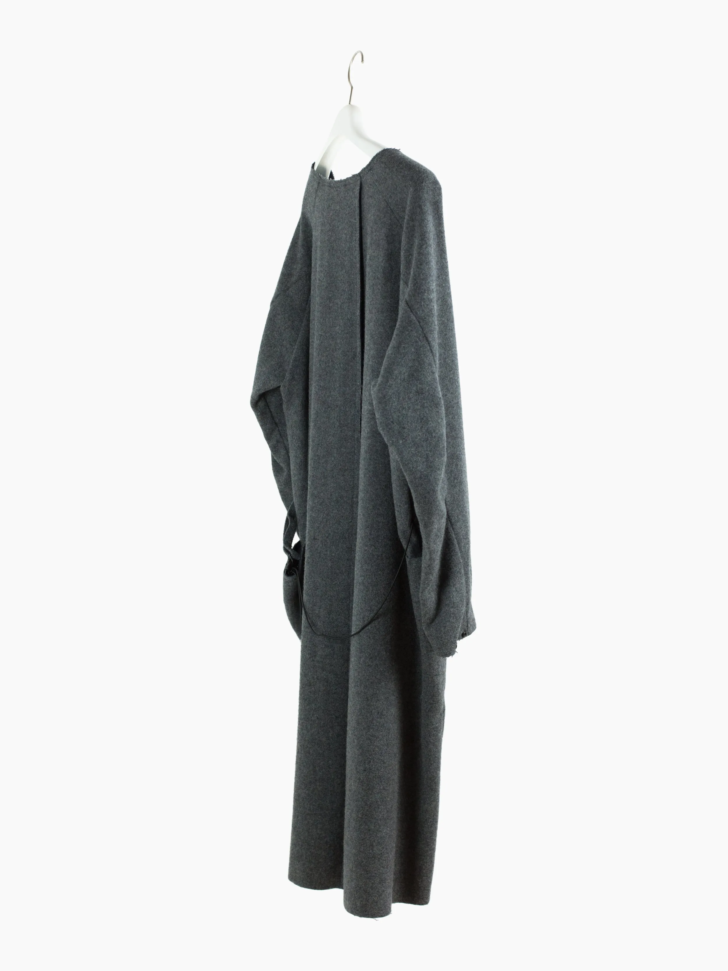 CCP.FM Grey Wool Apron Coat