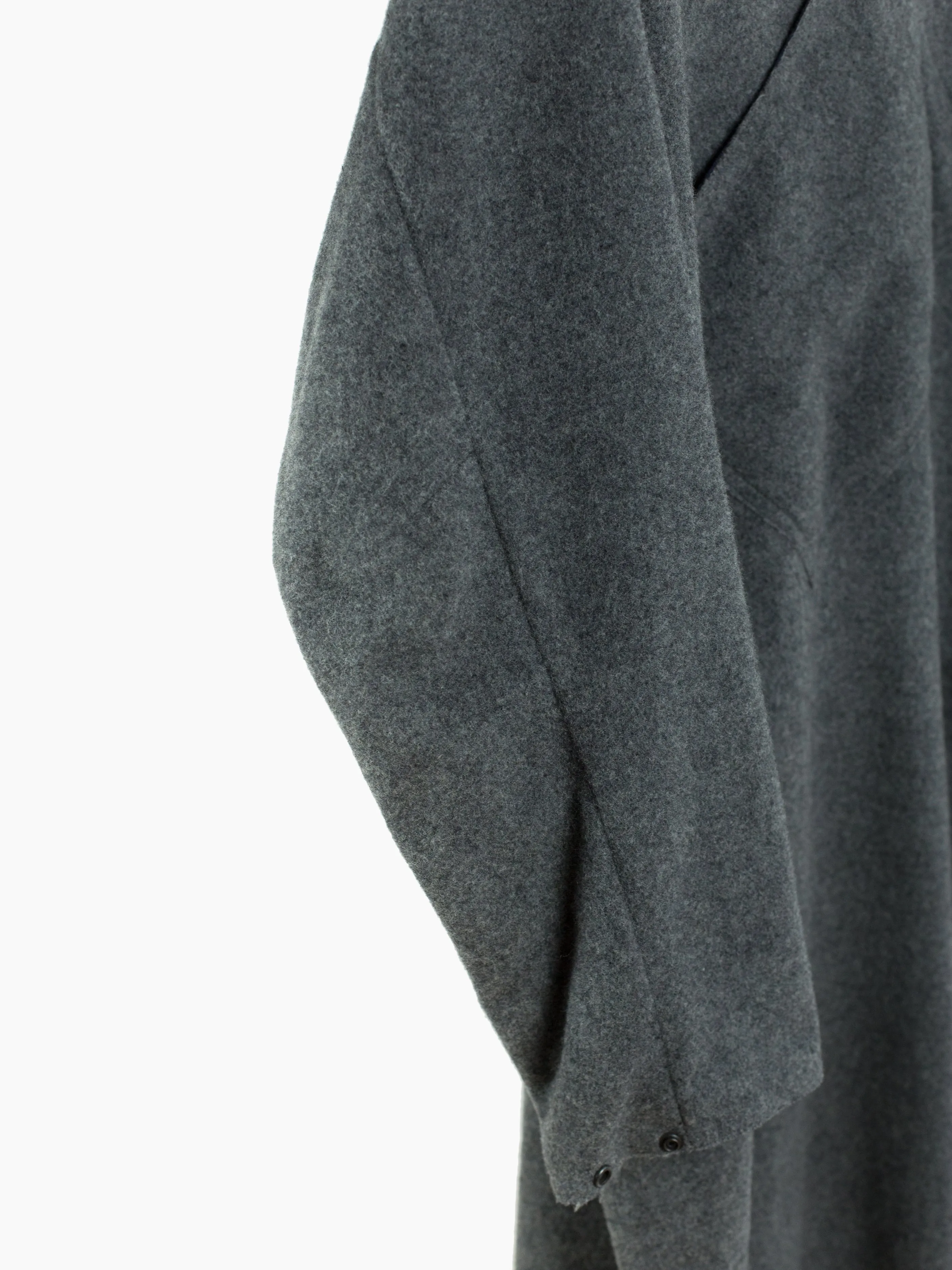 CCP.FM Grey Wool Apron Coat