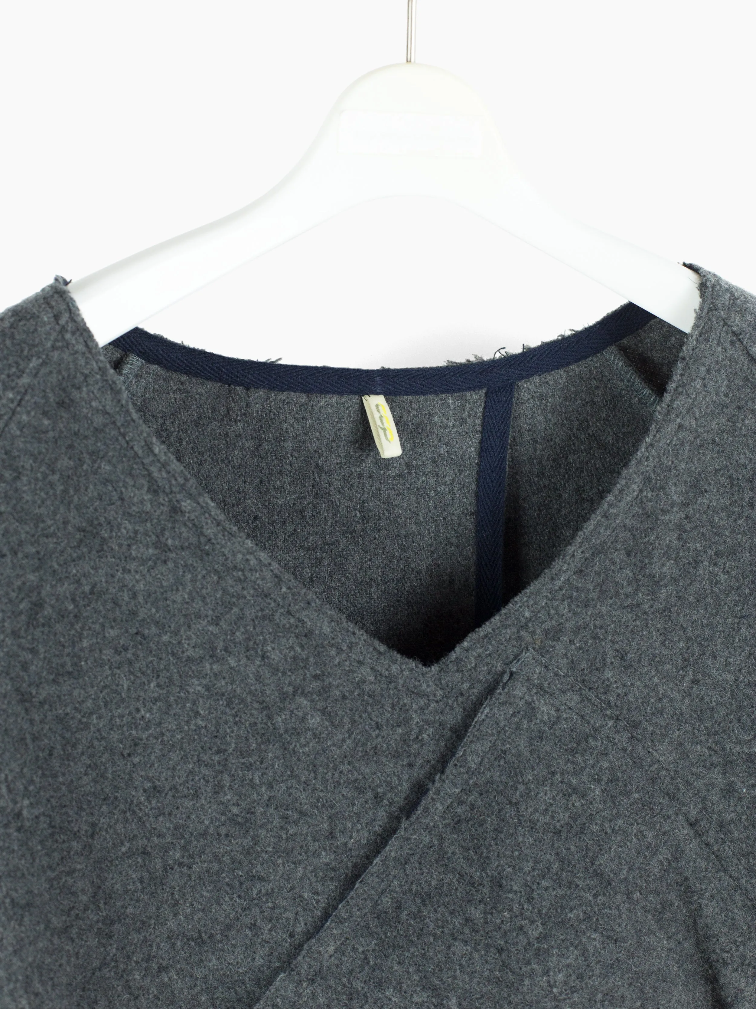 CCP.FM Grey Wool Apron Coat