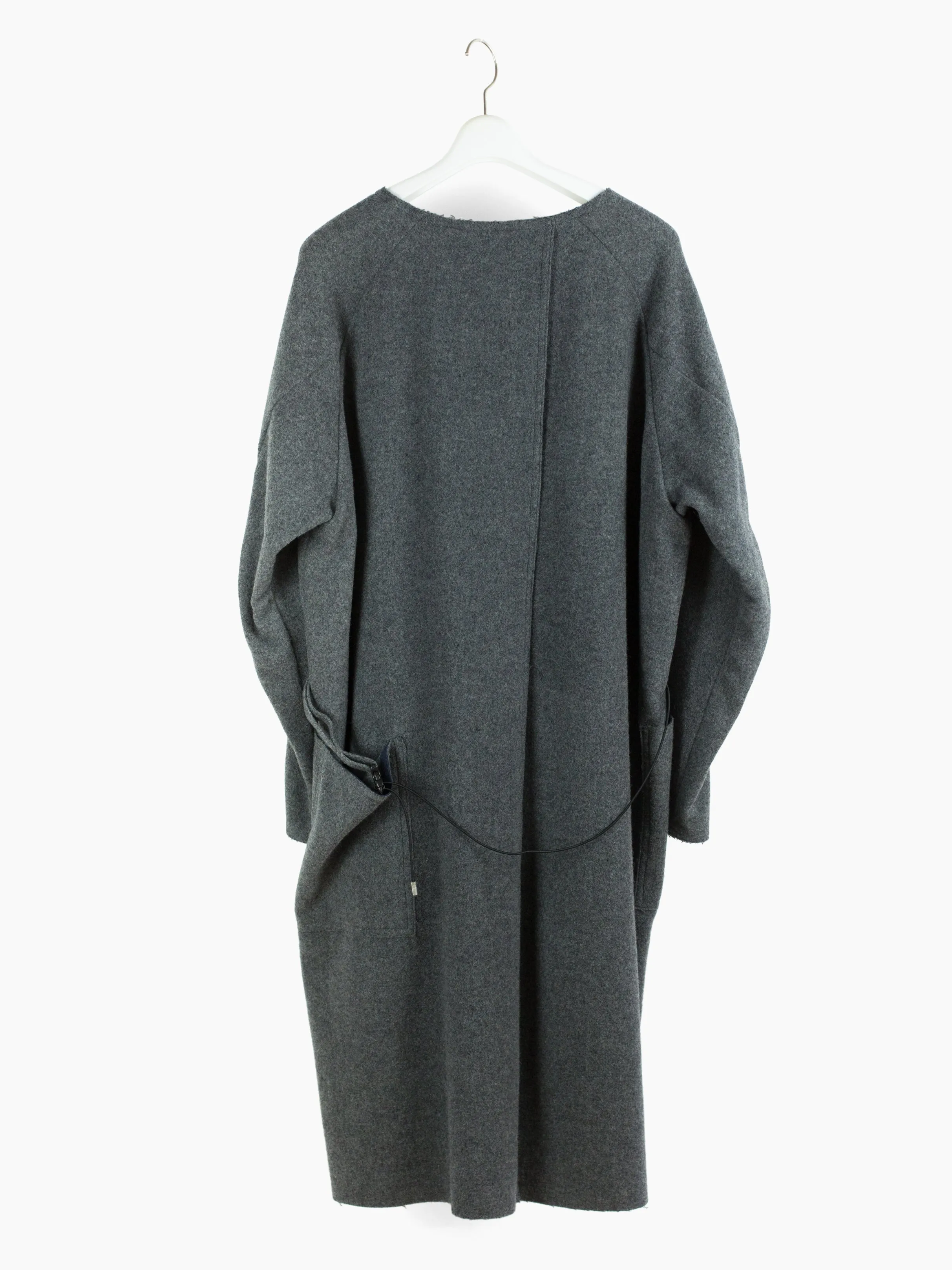 CCP.FM Grey Wool Apron Coat