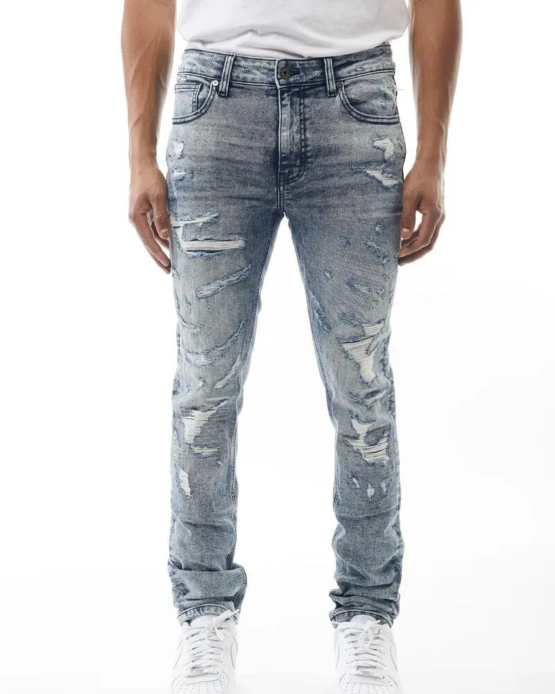 Distressed Skinny Denim Jean