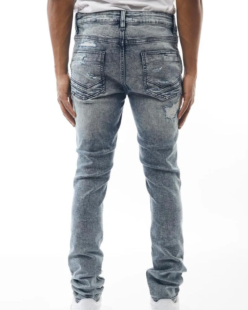 Distressed Skinny Denim Jean