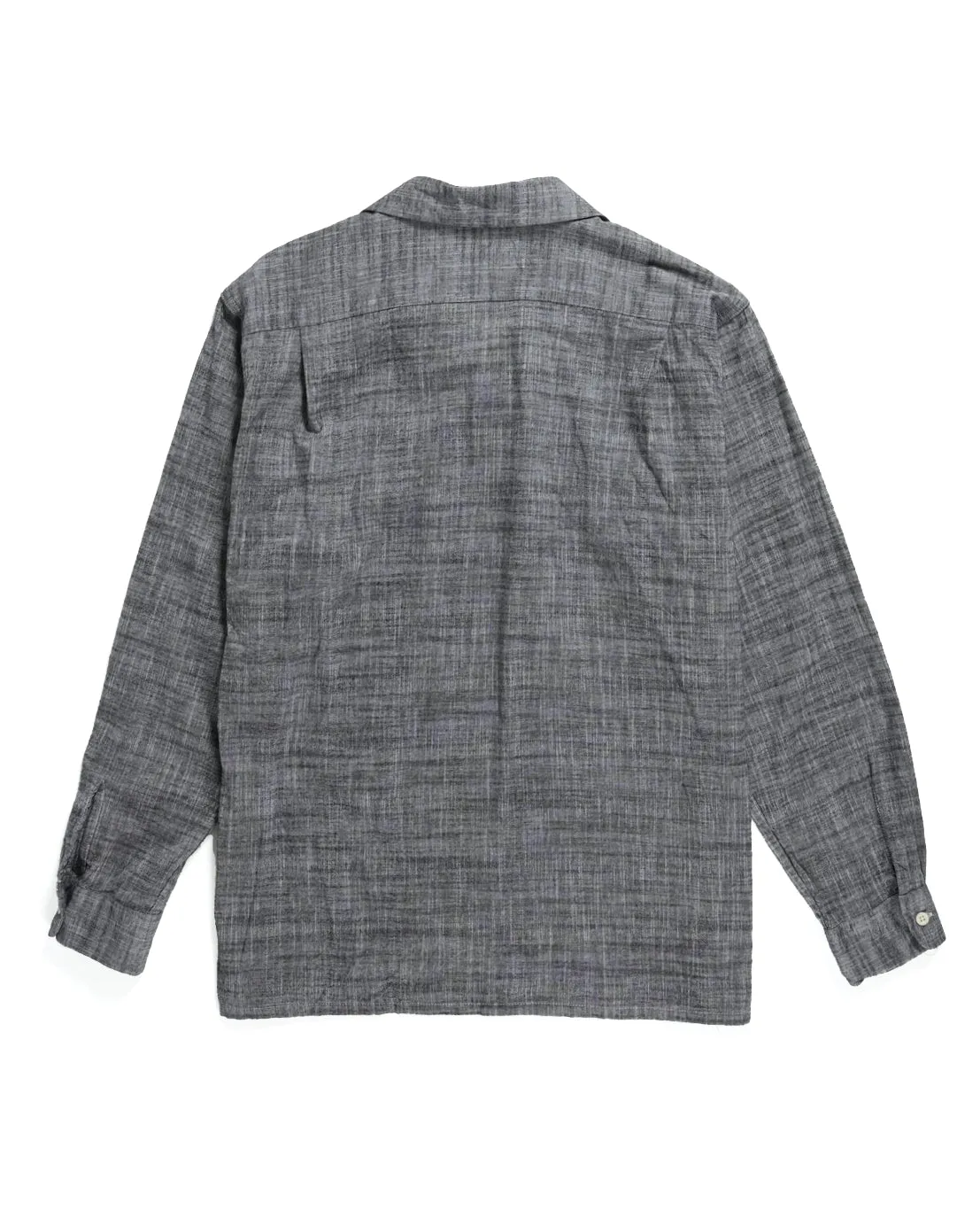 Engineered Garments Black Cotton Slub Classic Shirt