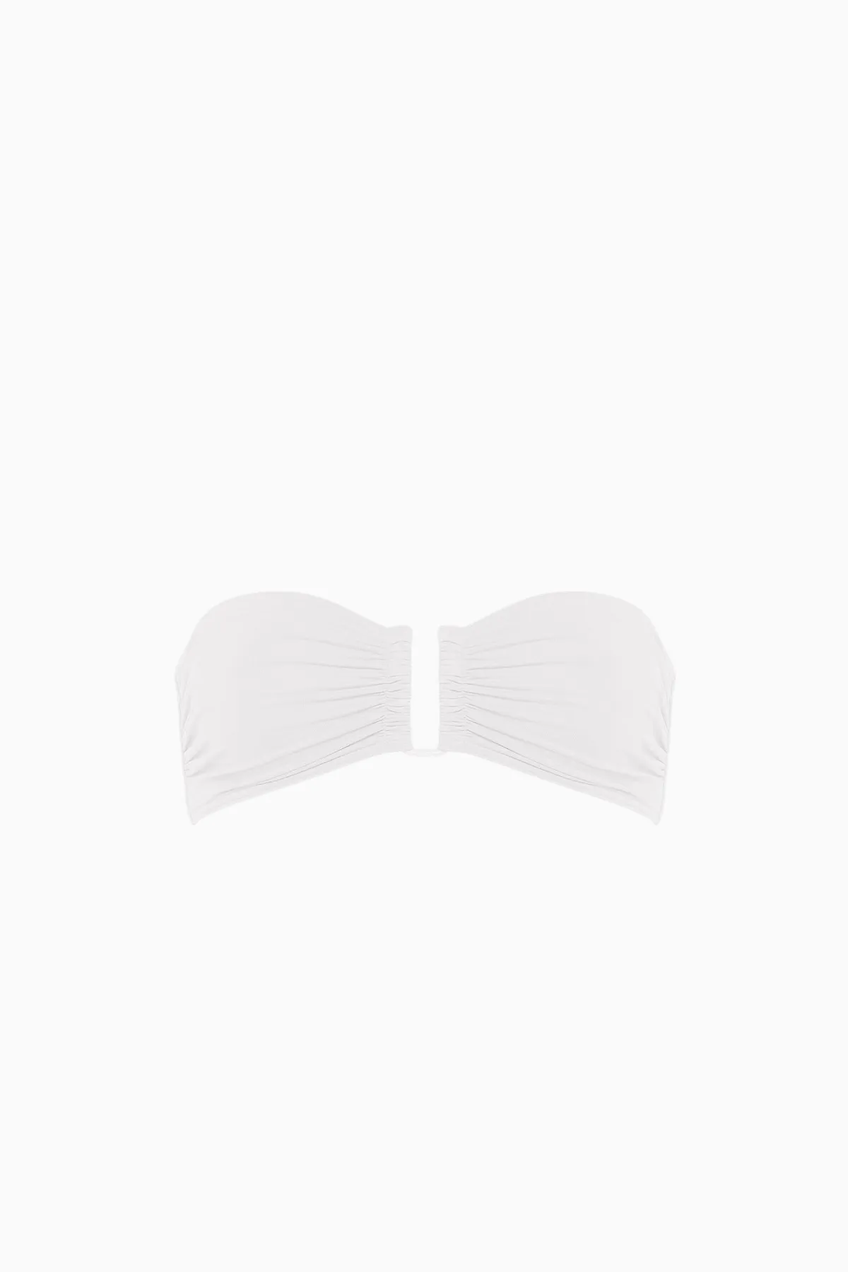 Eres Show Strapless Bikini Top - White