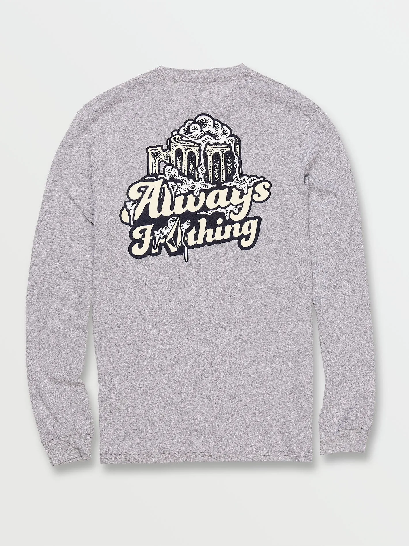 Frothy Days Long Sleeve Tee - Black