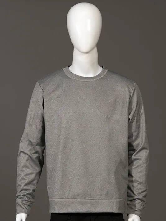 Grey Polyester Sweatshirt