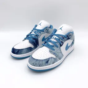 Sure! Here’s an optimized title for the Jordan 1 Low Washed Denim:

**Nike Air Jordan 1 Low Washed Denim Sneakers - Stylish Casual Footwear for Men** 

This title includes modifiers and highlights key features, making it more appealing for e-commerce.