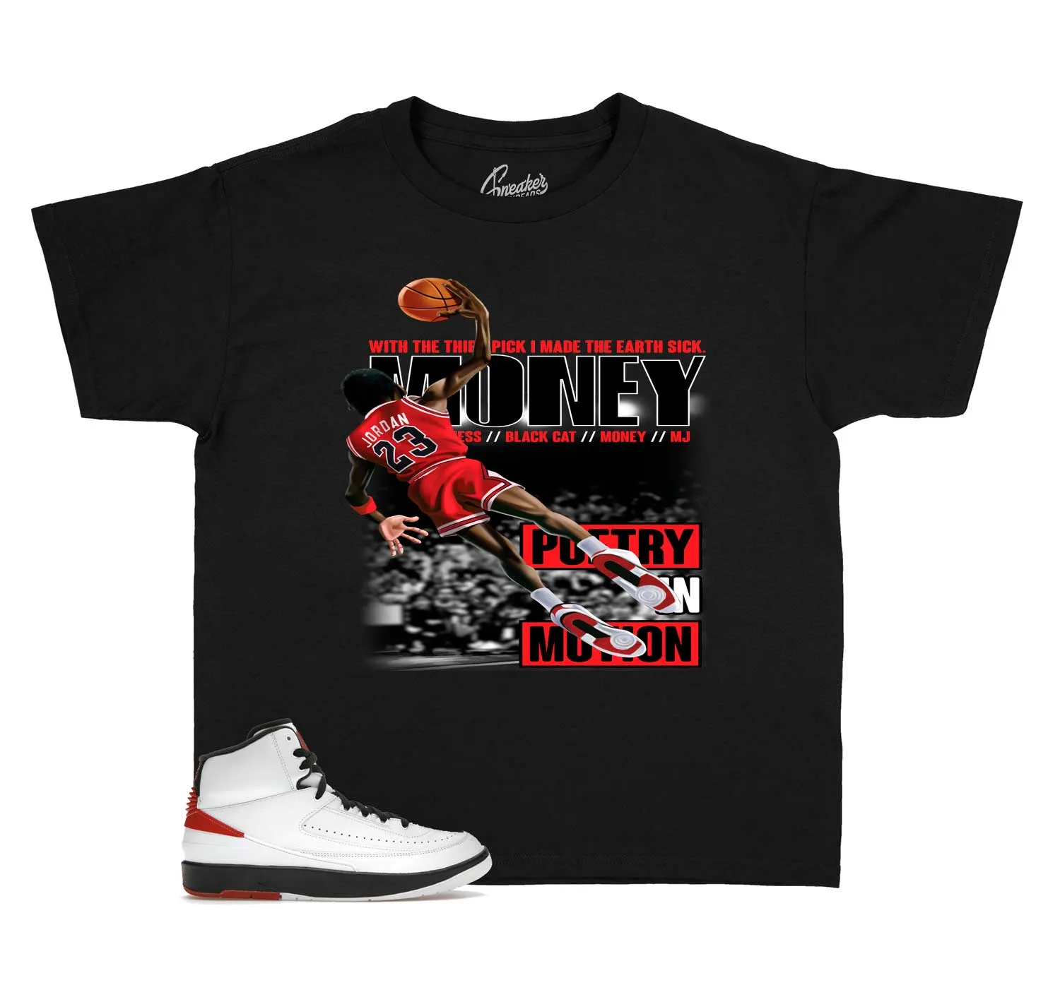 Kids Chicago 2 Shirt - Money Mike - Black