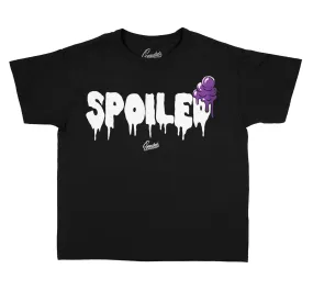 Kids Court Purple 13 Shirt - Spoiled - Black