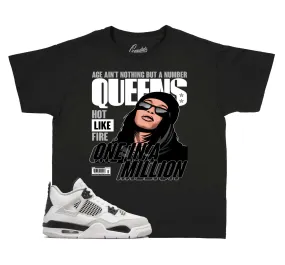 Kids - Military Black 4 Queens Shirt