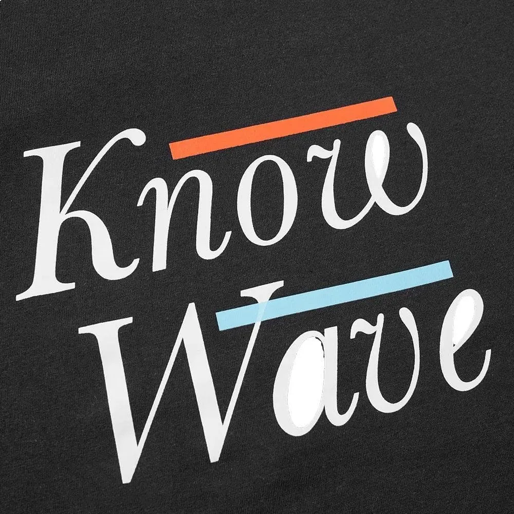 KNOW WAVE SERIF T-BLACK