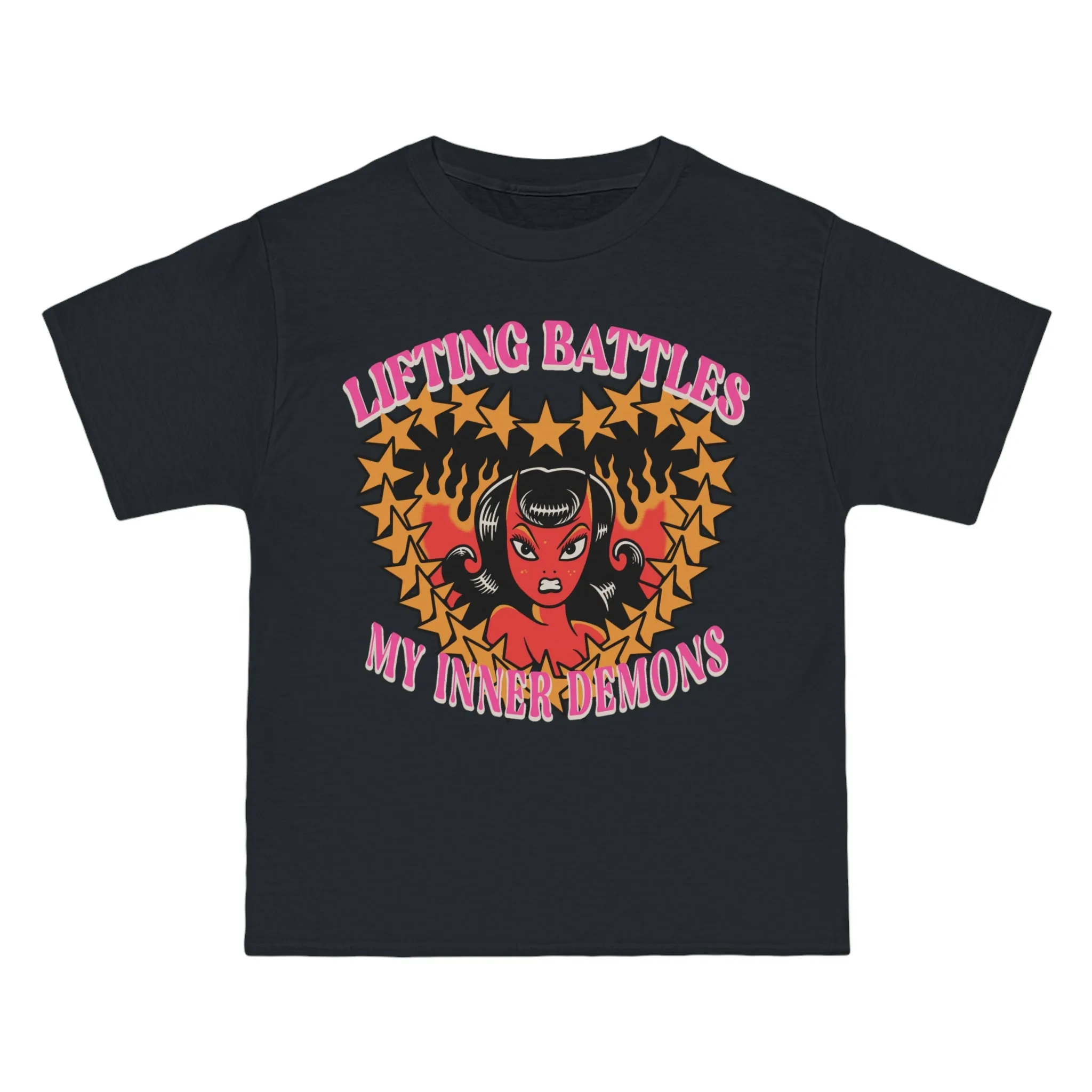 LIFTING BATTLES MY INNER DEMONS  - TEE