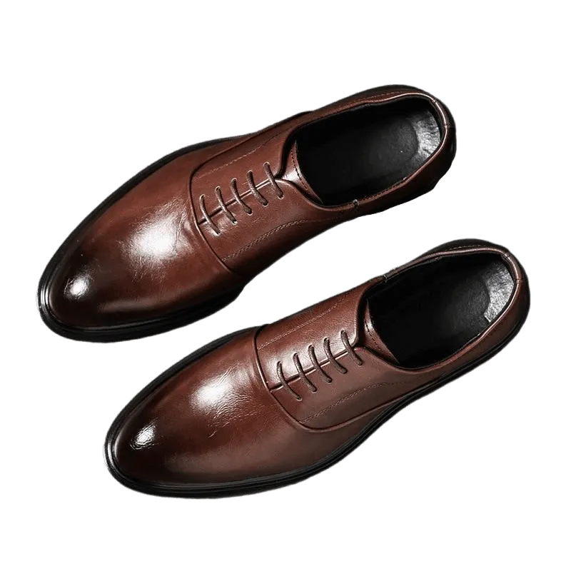 Men  Dress Shoes -  Ronald Leather Oxford Shoes