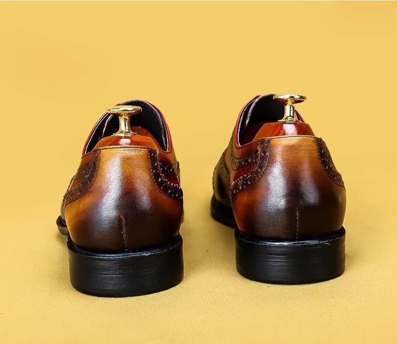 Men  Dress Shoes -  Timotio Leather Oxford Shoes