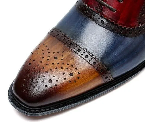 Men  Dress Shoes -  Timotio Leather Oxford Shoes