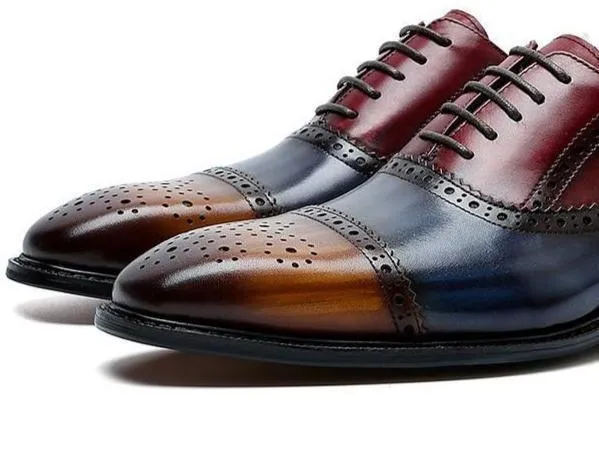 Men  Dress Shoes -  Timotio Leather Oxford Shoes