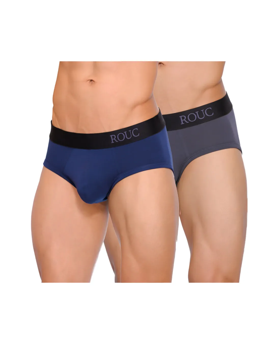 Men Underwear - BRIEFS - 2 Pack (Blue & Grey)