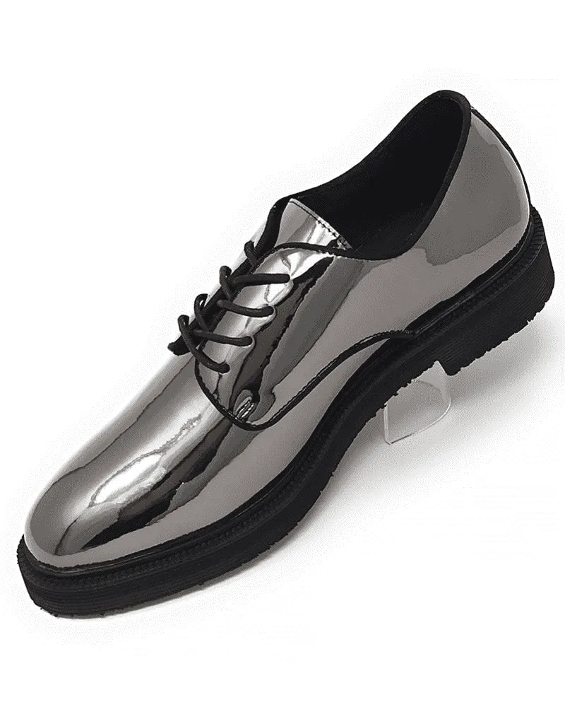 Men's Fashion Shoes, Tap Silver