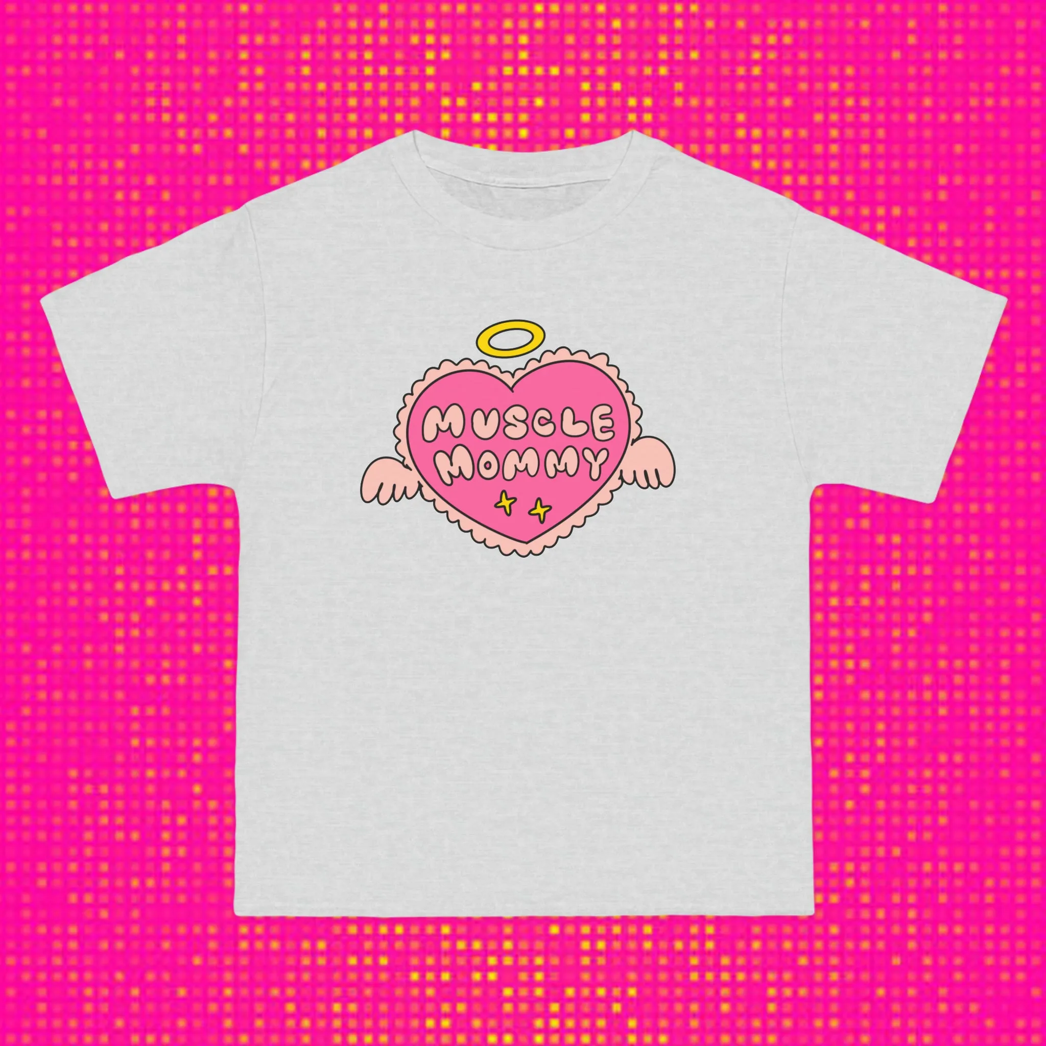 MUSCLE MOMMY (ANGEL)- TEE