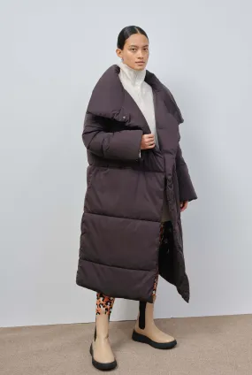 Nizza | Black Oversized Women's Quilted Puffer Coat