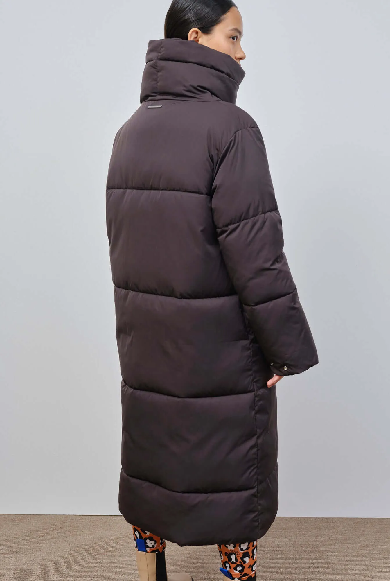 Nizza | Black Oversized Women's Quilted Puffer Coat