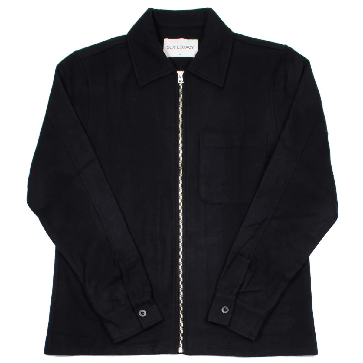 Our Legacy - Drip Shirt - Black Carded Wool