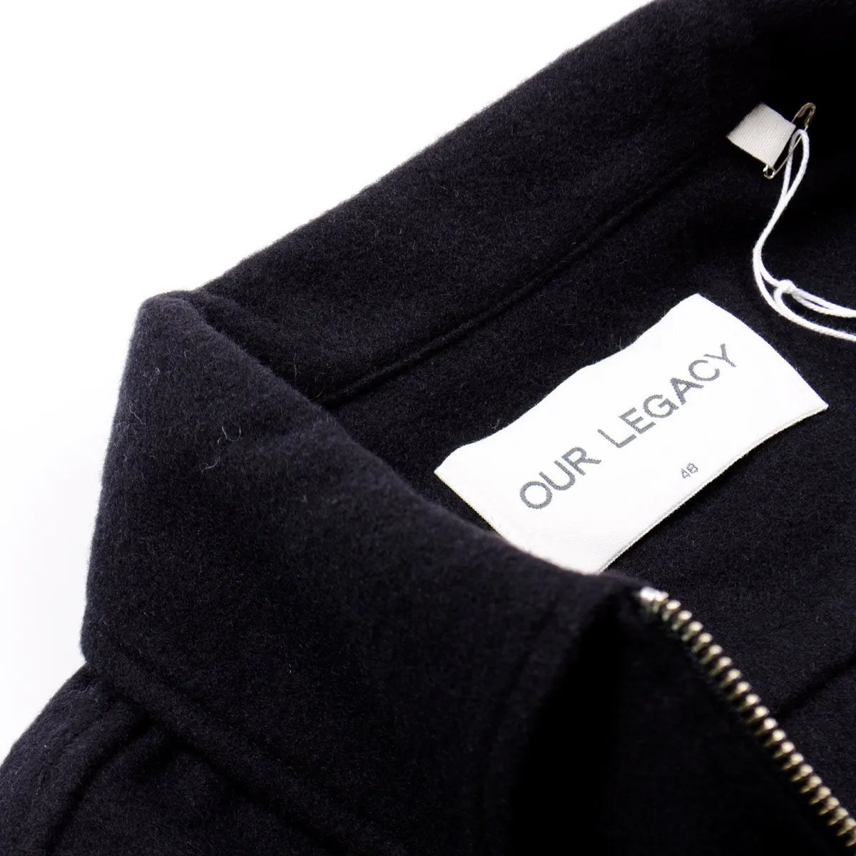 Our Legacy - Drip Shirt - Black Carded Wool