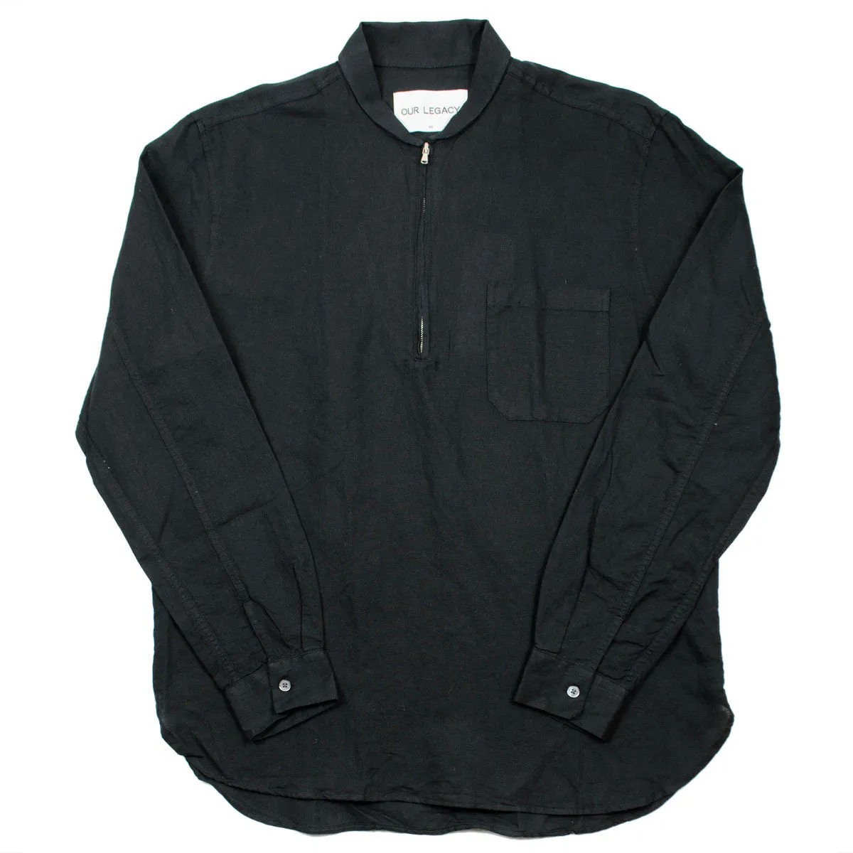 Our Legacy - Shawl Zip Shirt - Black