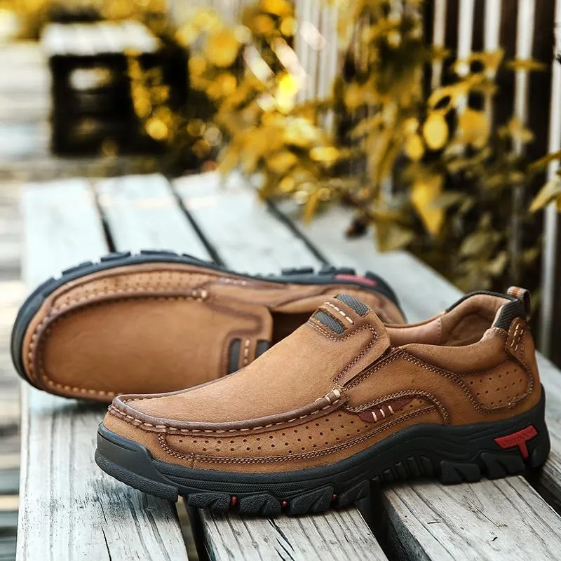 Outdoor Men Cow Leather Casual Shoes