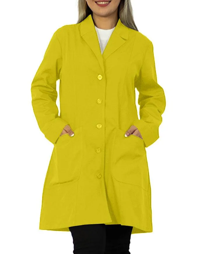 Panda Uniform Women 36 Inch Two Front Pockets Colored Lab Coat