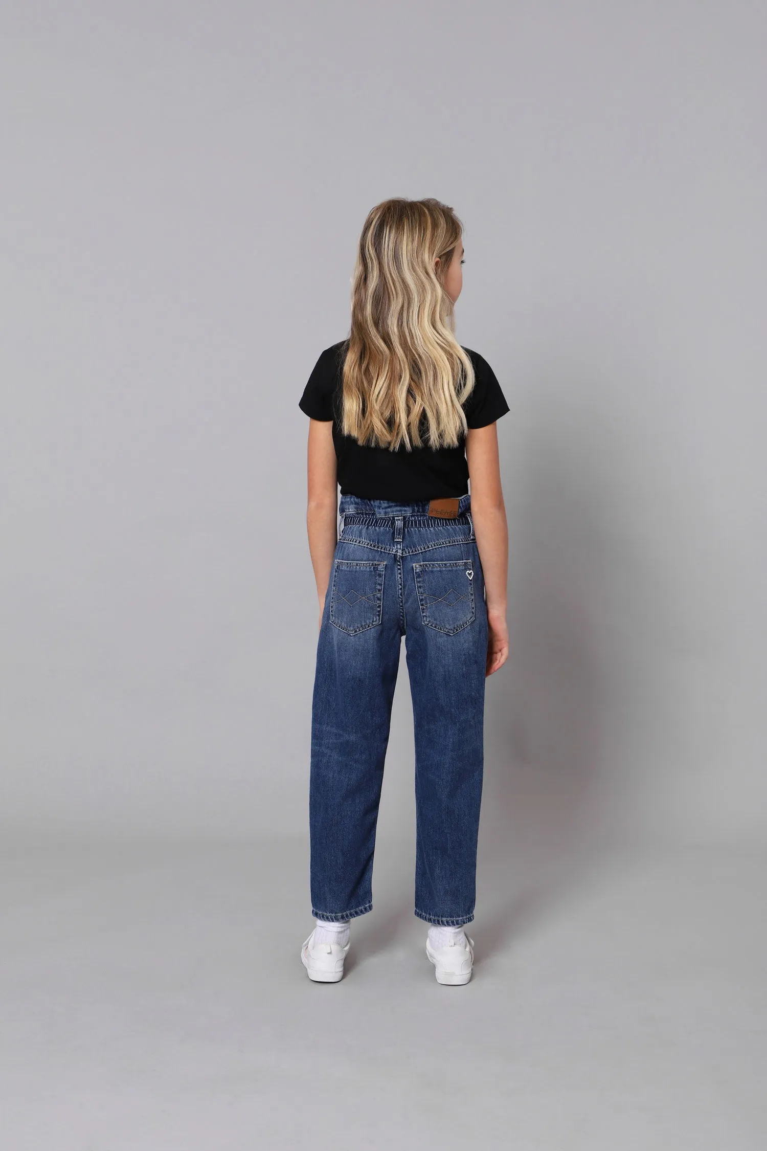 Please Denim Paperbag Trousers PHG3B37G31 1670 denim blue