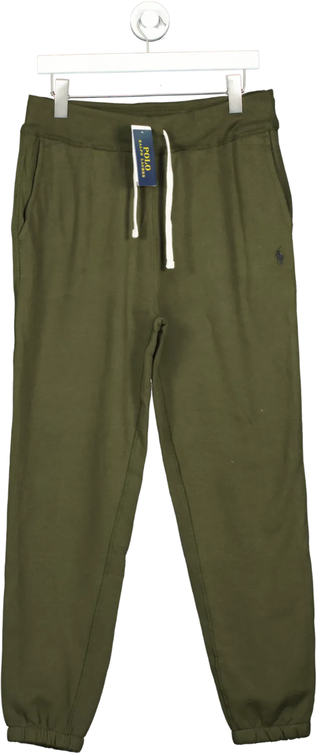 Polo Ralph Lauren Green Khaki / Navy Polo Player Logo Joggers UK M