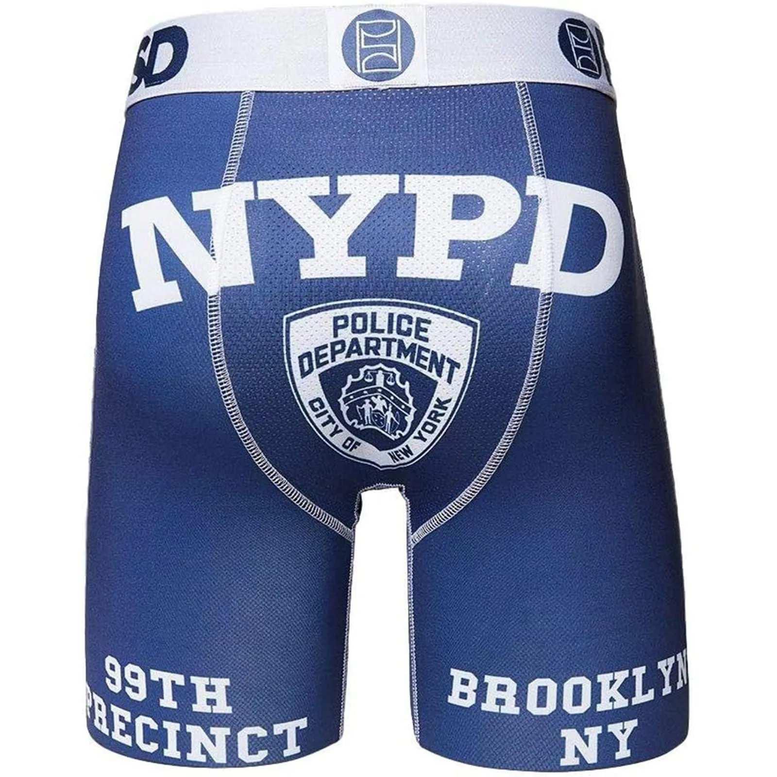 PSD NYPD Print Boxer Men's Bottom Underwear (Refurbished, Without Tags)