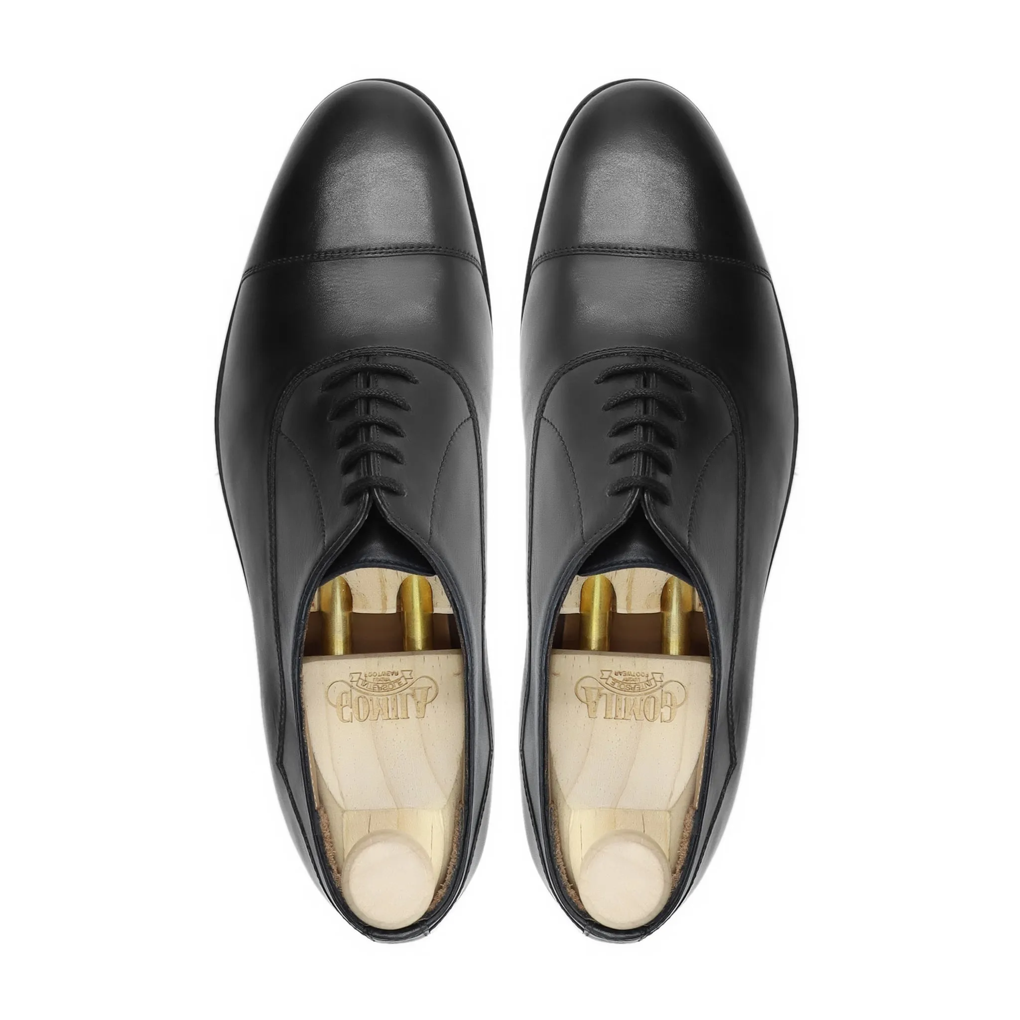 Reser - Men's Black Calf Leather Oxford Shoe